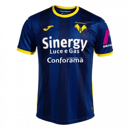Virallinen pelipaita Hellas Verona Koti 2024-25 Lyhythihainen - Miesten